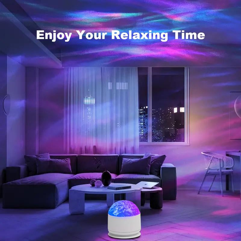 Wave Projector Light & Music Sync Star