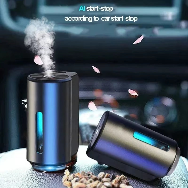 Electric Car Air Freshener & Aroma Diffuser – Essential Oil Mist Humidifier for Car Vent