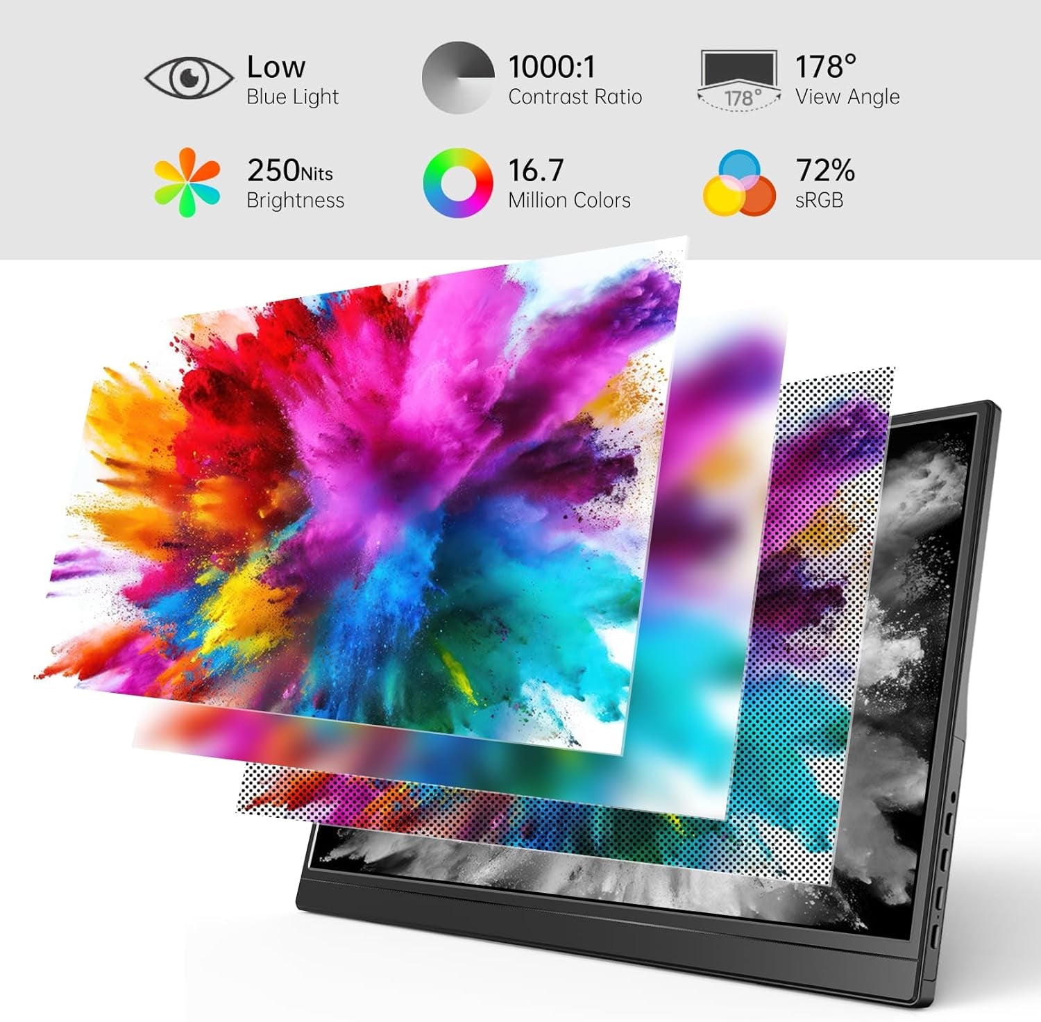 Portable Monitor 15.6 Inch 1080P