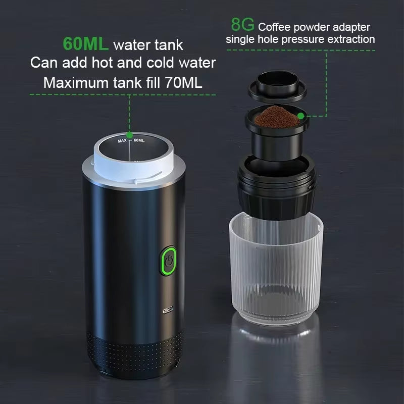 Portable 3-in-1 Coffee Maker
