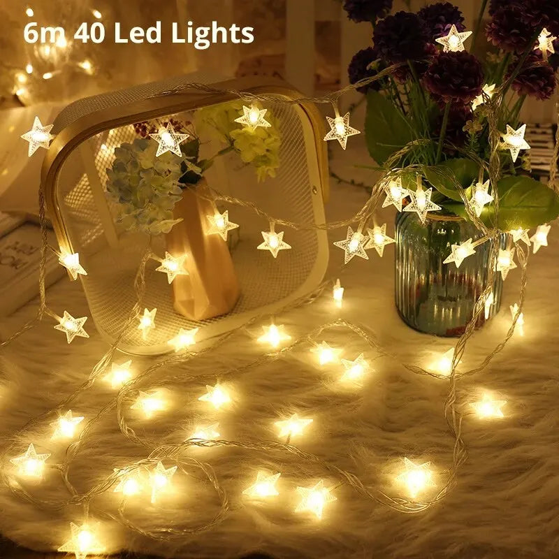 LED Star String Lights