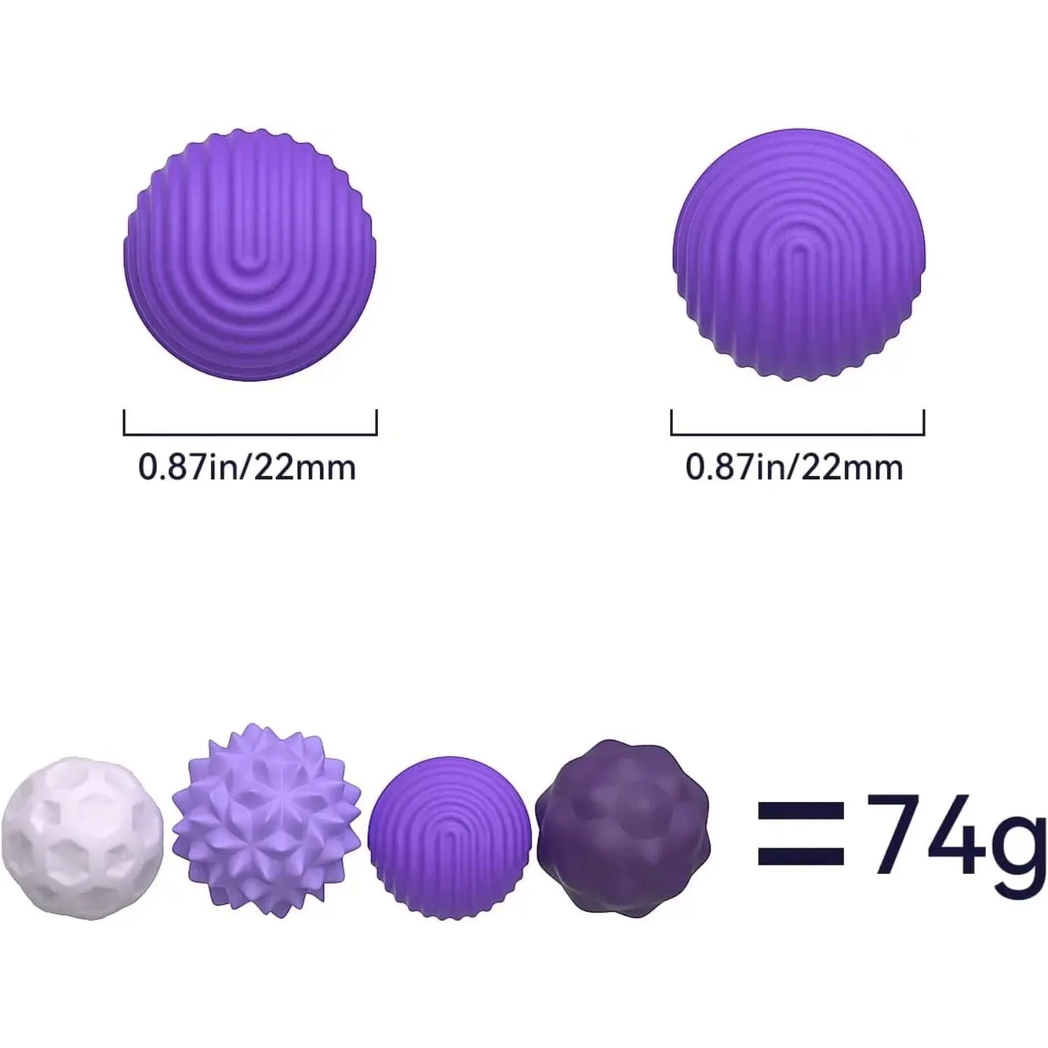 Silicone Magnetic Fidget Balls – Stress & Anxiety Relief Toy