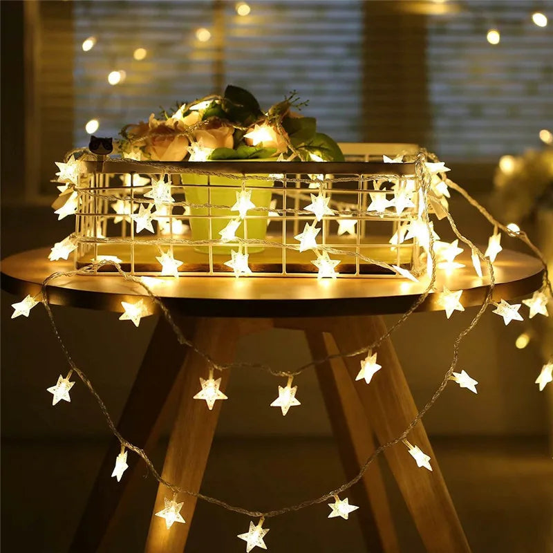 LED Star String Lights