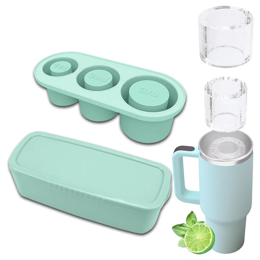 Silicone Ice Cube Molds with Lid for 30/40 Oz Tumbler Cups