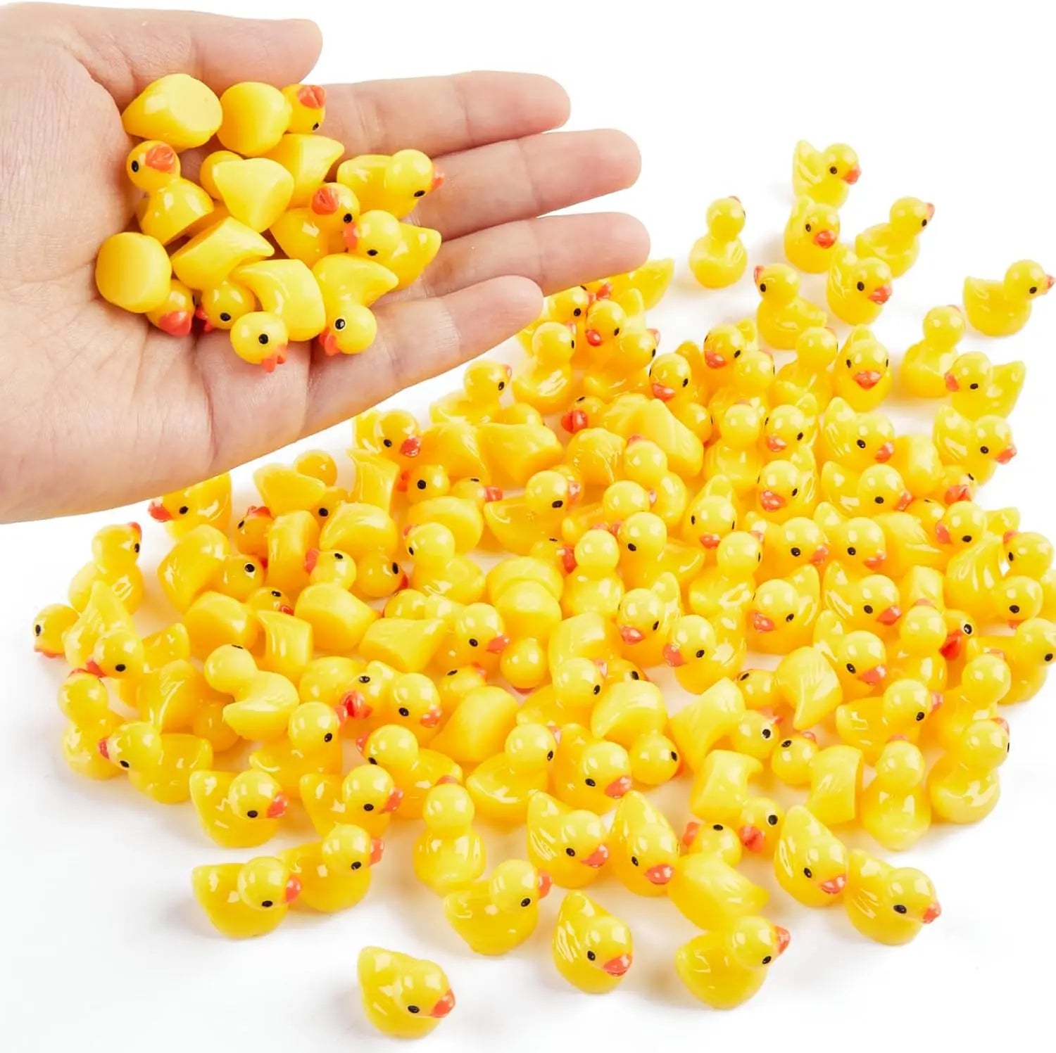 Mini Resin Ducks Set