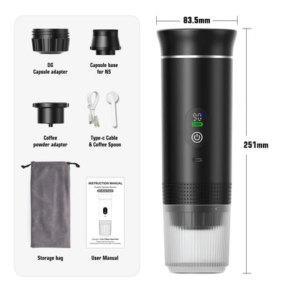 Portable 3-in-1 Coffee Maker