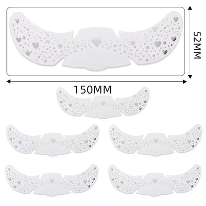 6Pcs Hot Stamping Freckles Makeup Patches Metallic Radiation Golden Silver Fake Freckles Temporary Tattoo Stickers Face Makeup