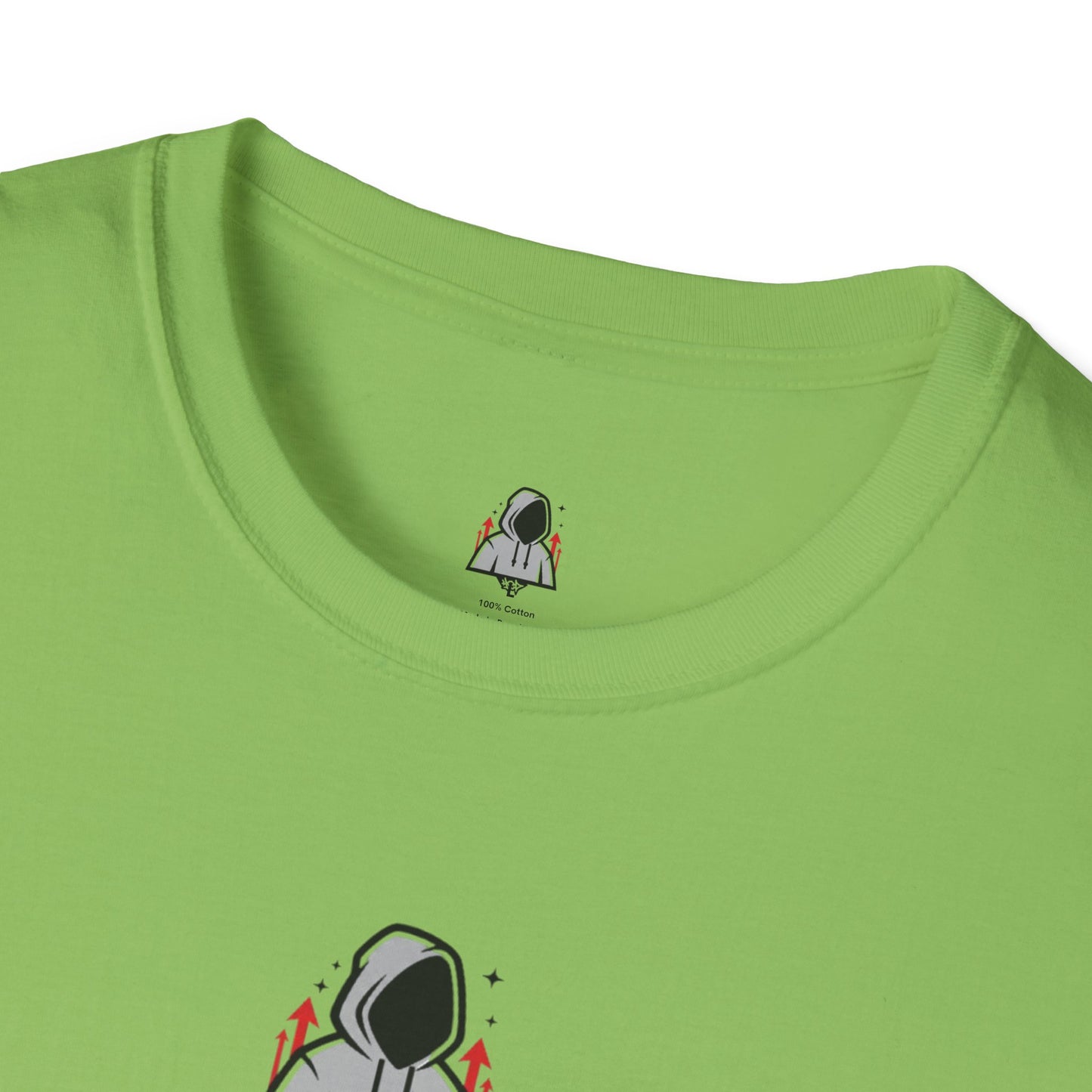 Hooded Figure Cityscape T-Shirt | Urban Streetwear Graphic Tee