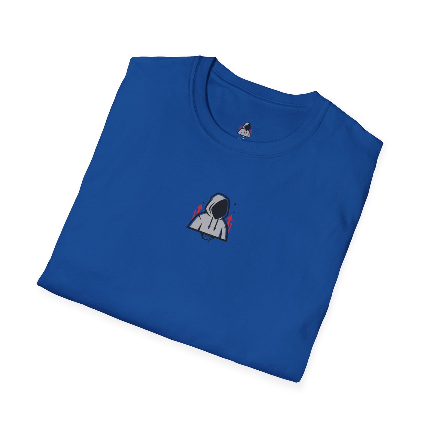 Hooded Figure Cityscape T-Shirt | Urban Streetwear Graphic Tee