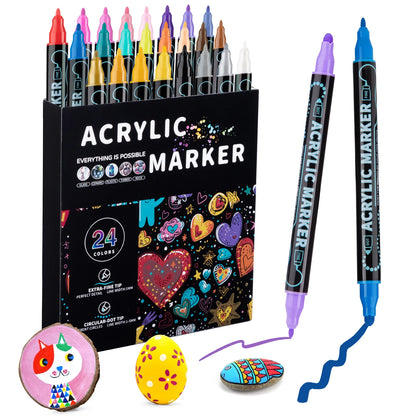 Dual Tip Acrylic Paint Pens