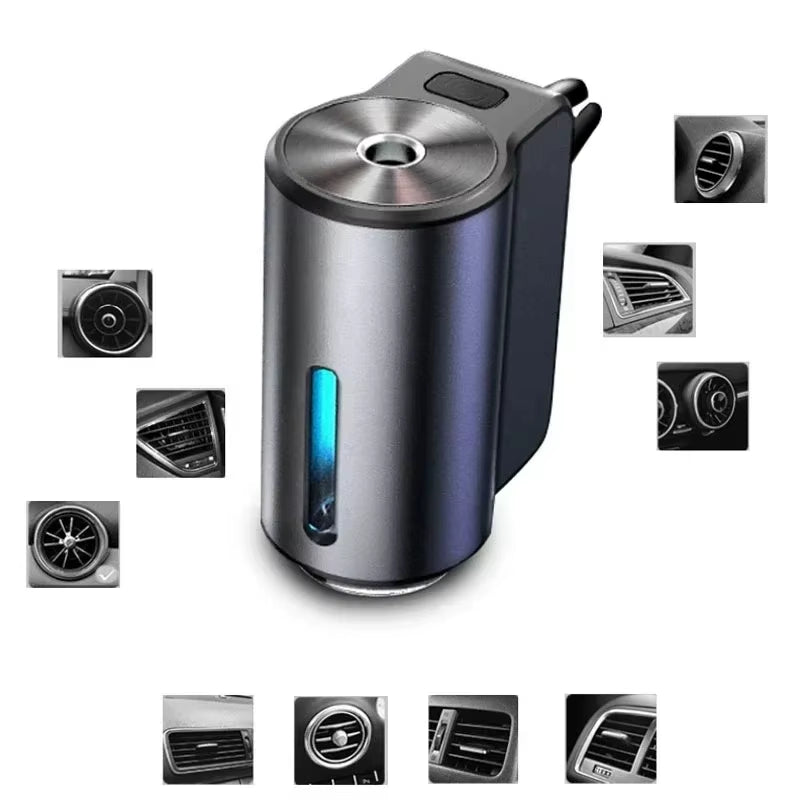 Electric Car Air Freshener & Aroma Diffuser – Essential Oil Mist Humidifier for Car Vent