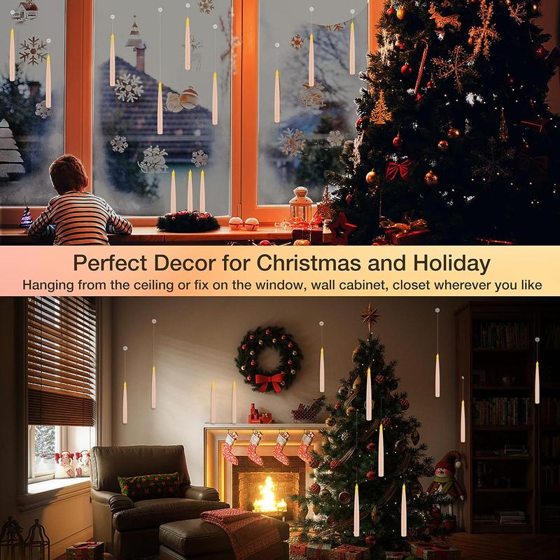 Flameless Candles with Magic Wand Remote