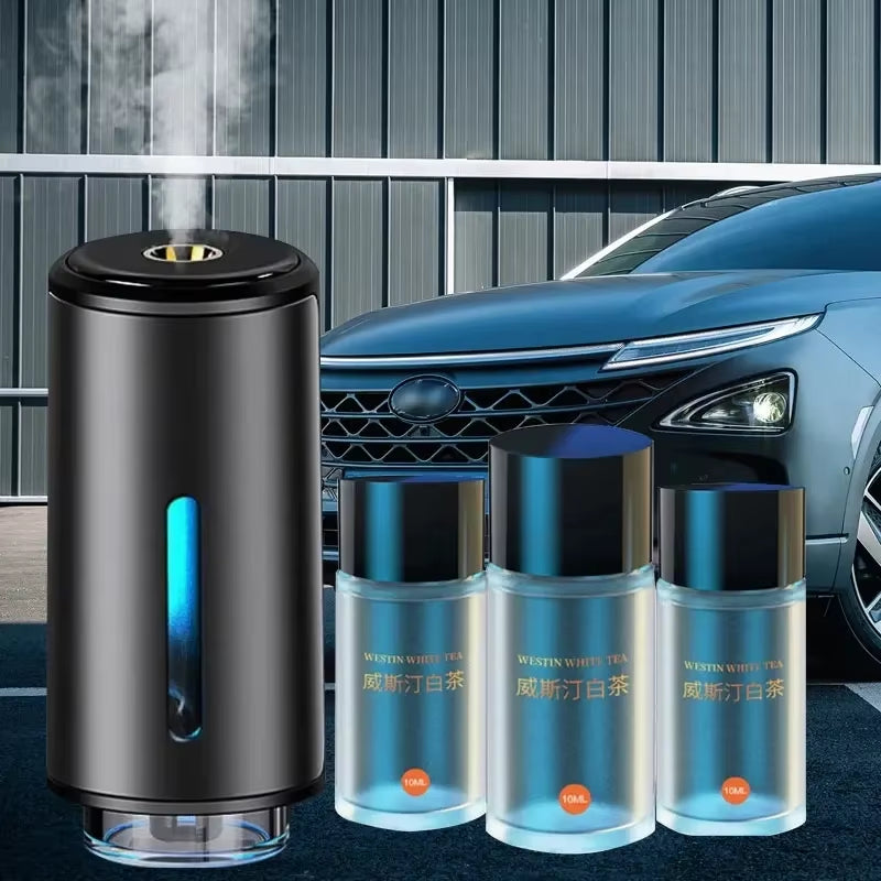 Electric Car Air Freshener & Aroma Diffuser – Essential Oil Mist Humidifier for Car Vent