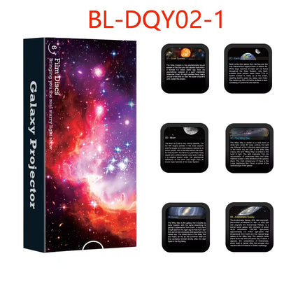 Galaxy Projection Film Set – 6 Starry Sky Themes (Projector Not Included)