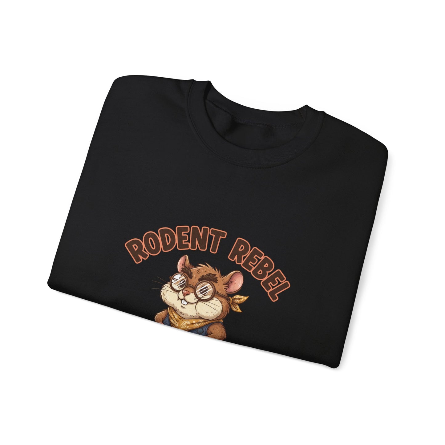 Rodent Rebel Crewneck Sweatshirt | rodent-core, quirky animal pride
