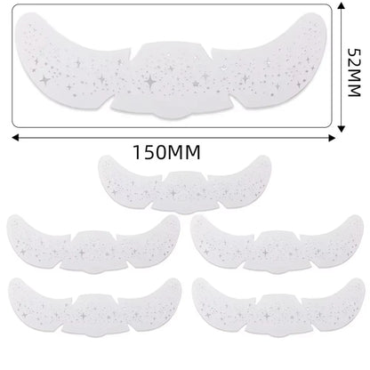 6Pcs Hot Stamping Freckles Makeup Patches Metallic Radiation Golden Silver Fake Freckles Temporary Tattoo Stickers Face Makeup