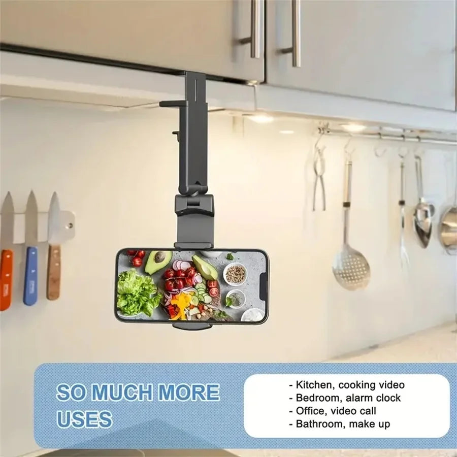 Foldable Airplane Phone Holder – Adjustable Travel Stand
