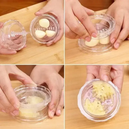 Multifunctional Garlic Crusher – Manual Press & Chopper