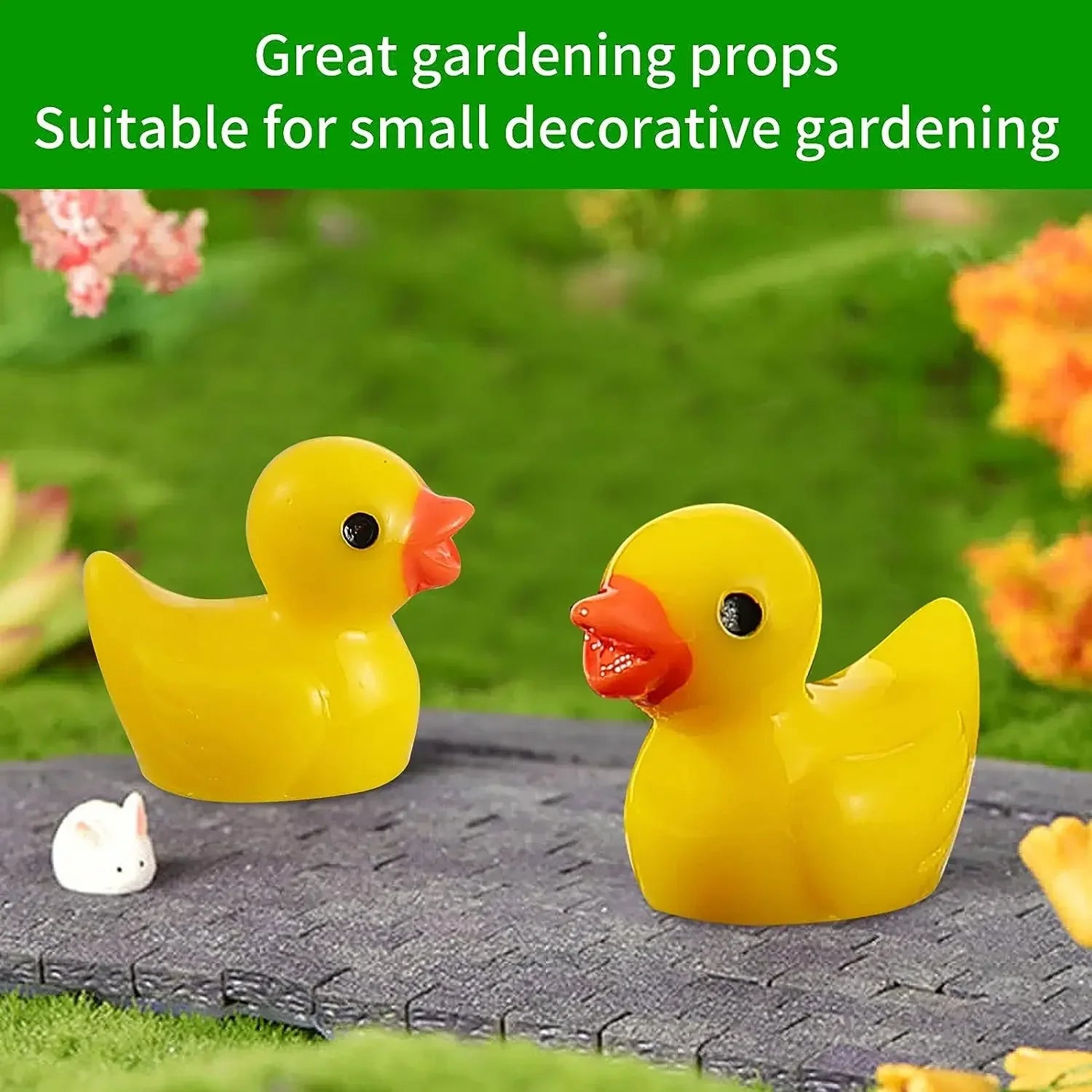 Mini Resin Ducks Set