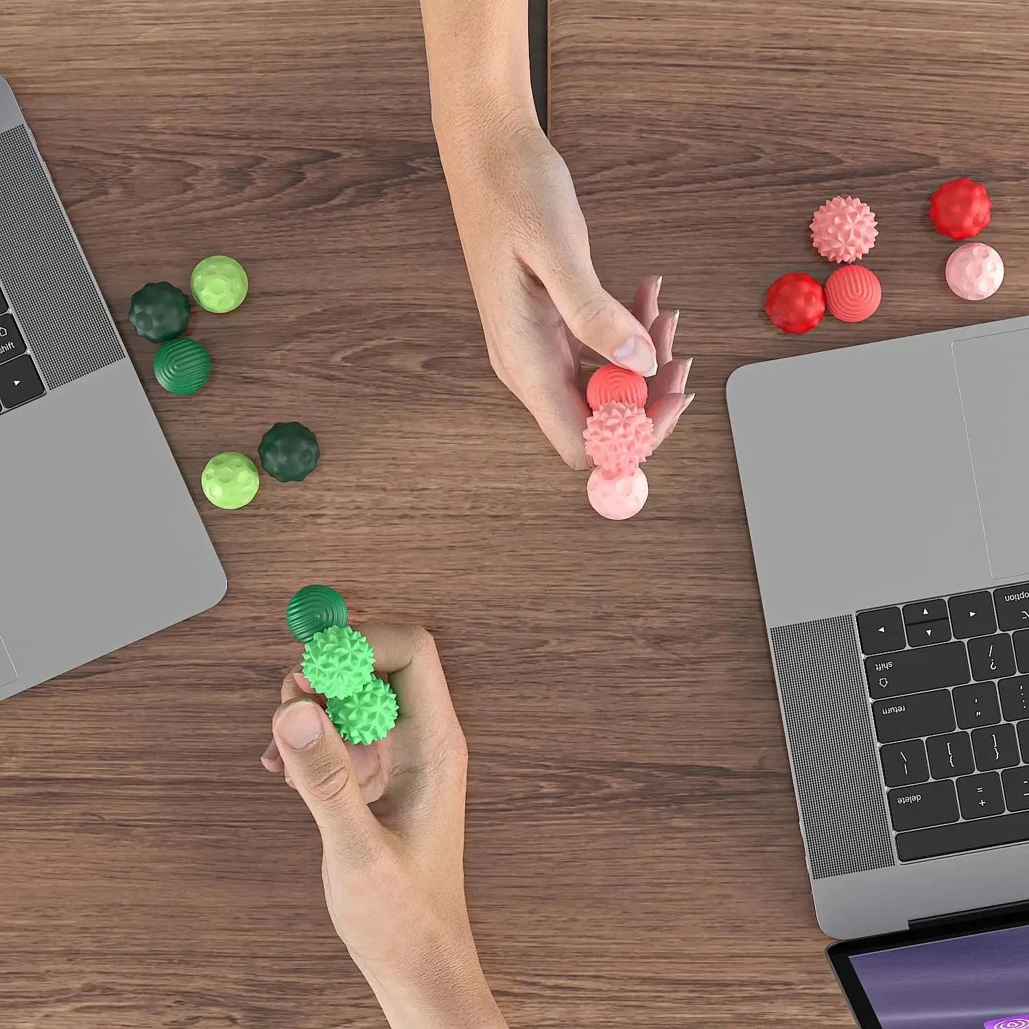 Silicone Magnetic Fidget Balls – Stress & Anxiety Relief Toy