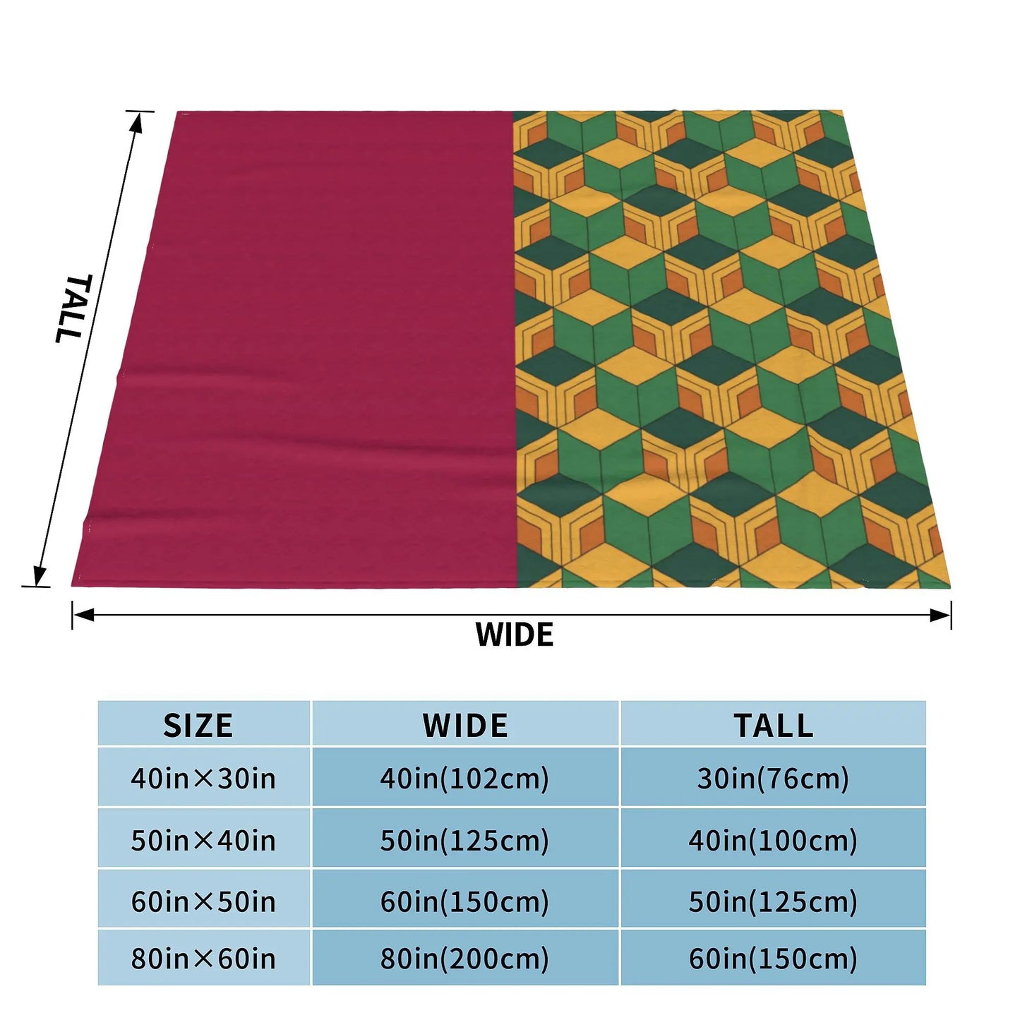 Demon Slayer Flannel Blanket