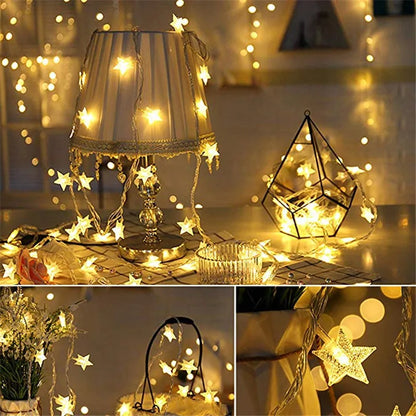 LED Star String Lights