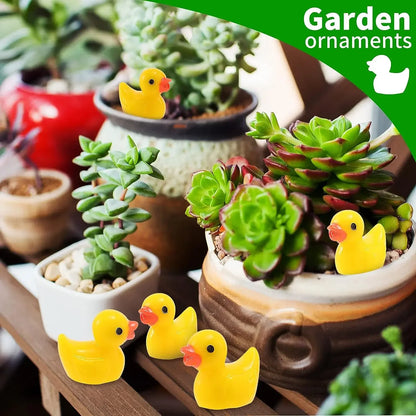 Mini Resin Ducks Set