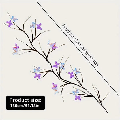 Magical 1Pc 30-LED Willow Vine Light with Butterflies – USB, 8 Modes, Indoor & Outdoor, Waterproof