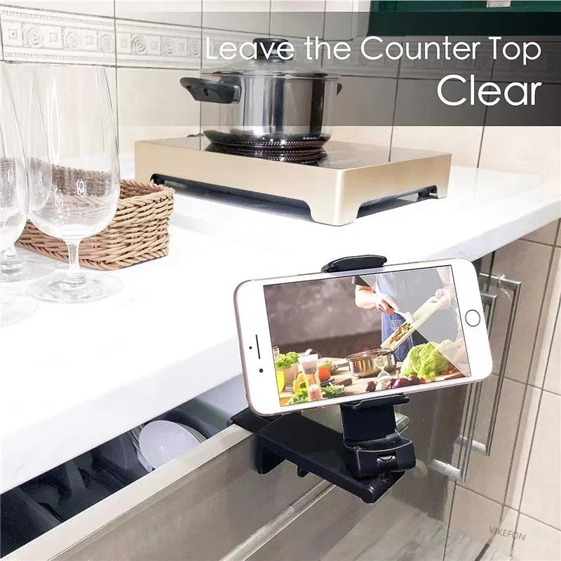 Foldable Airplane Phone Holder – Adjustable Travel Stand
