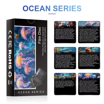 Galaxy Projection Film Set – 6 Starry Sky Themes (Projector Not Included)