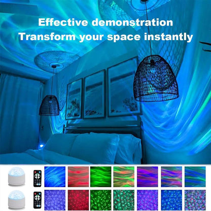 Wave Projector Light & Music Sync Star