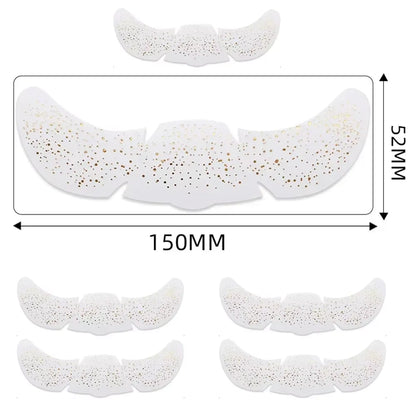 6Pcs Hot Stamping Freckles Makeup Patches Metallic Radiation Golden Silver Fake Freckles Temporary Tattoo Stickers Face Makeup