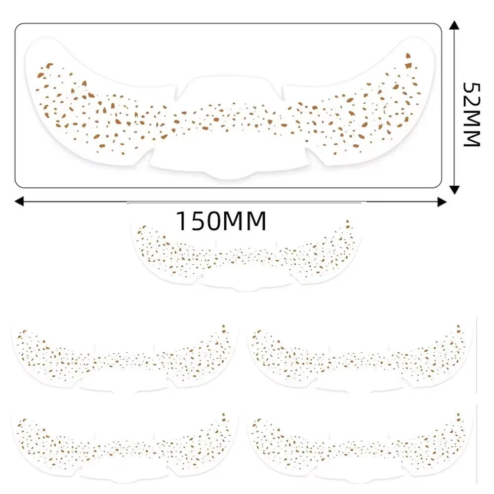 6Pcs Hot Stamping Freckles Makeup Patches Metallic Radiation Golden Silver Fake Freckles Temporary Tattoo Stickers Face Makeup