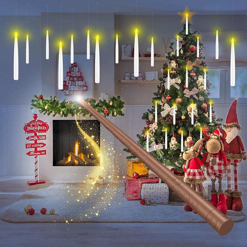 Flameless Candles with Magic Wand Remote