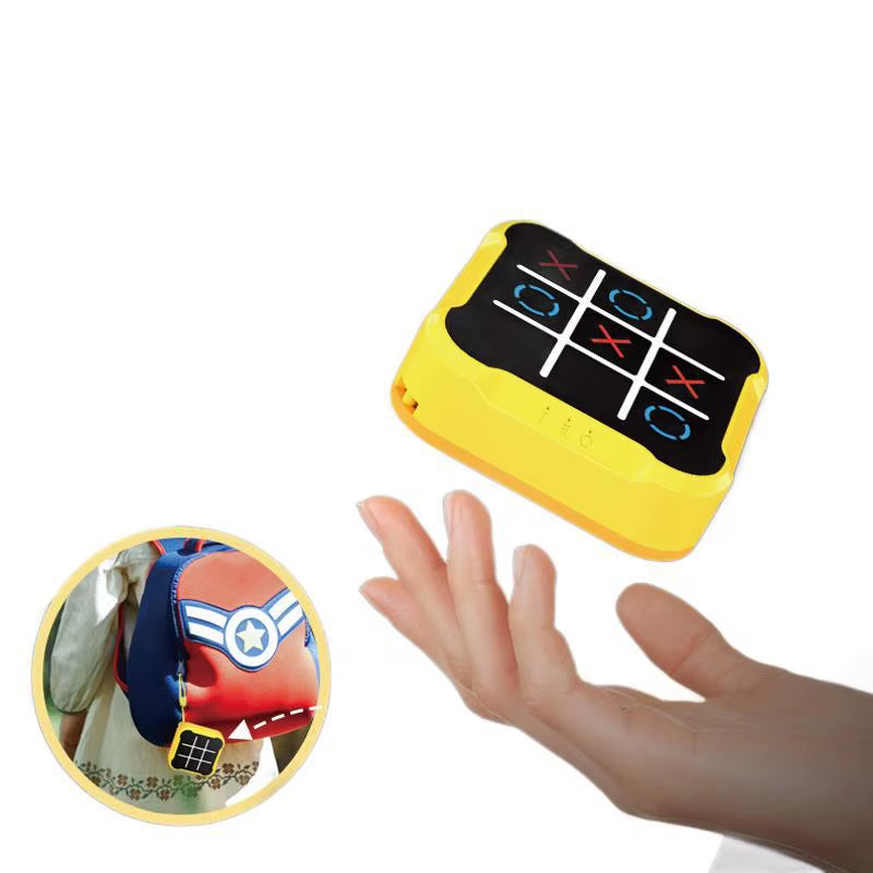 Electronic Tic-Tac-Toe Puzzle Game Console