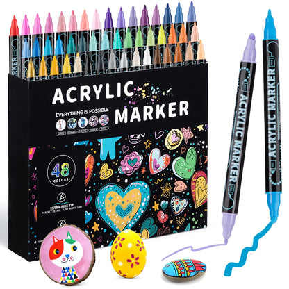 Dual Tip Acrylic Paint Pens