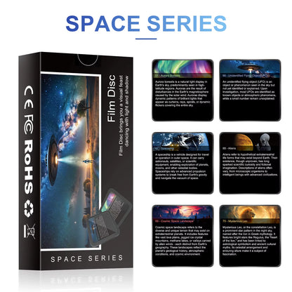 Galaxy Projection Film Set – 6 Starry Sky Themes (Projector Not Included)